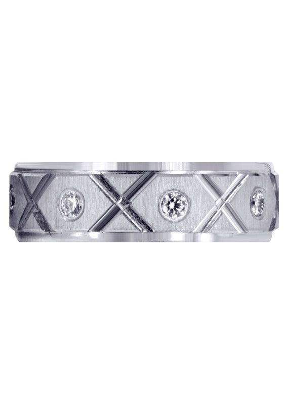 Classic Diamond Mens Wedding Band | 0.4 Carats (Cristian)
