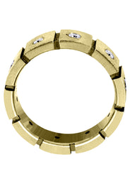 Yellow Gold Classic Diamond Mens Engagement Ring | 0.5 Carats (Fernando)