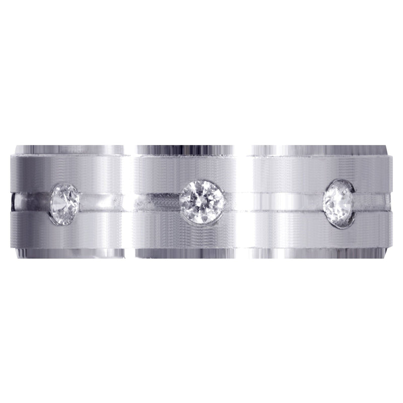 Classic Diamond Mens Wedding Band | 0.56 Carats (Amari)