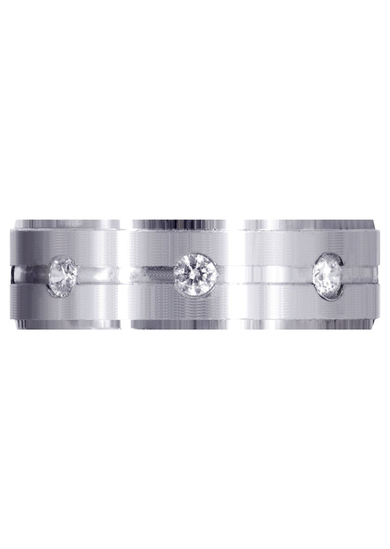 Classic Diamond Mens Wedding Band | 0.56 Carats (Amari)