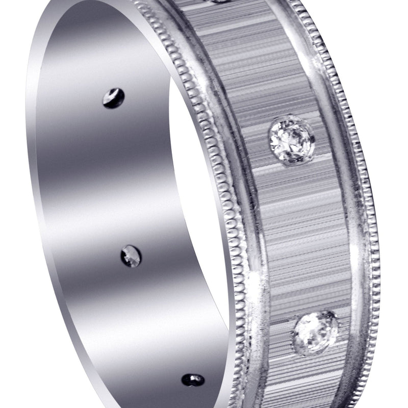 Classic Diamond Mens Wedding Band | 0.4 Carats (Collin)