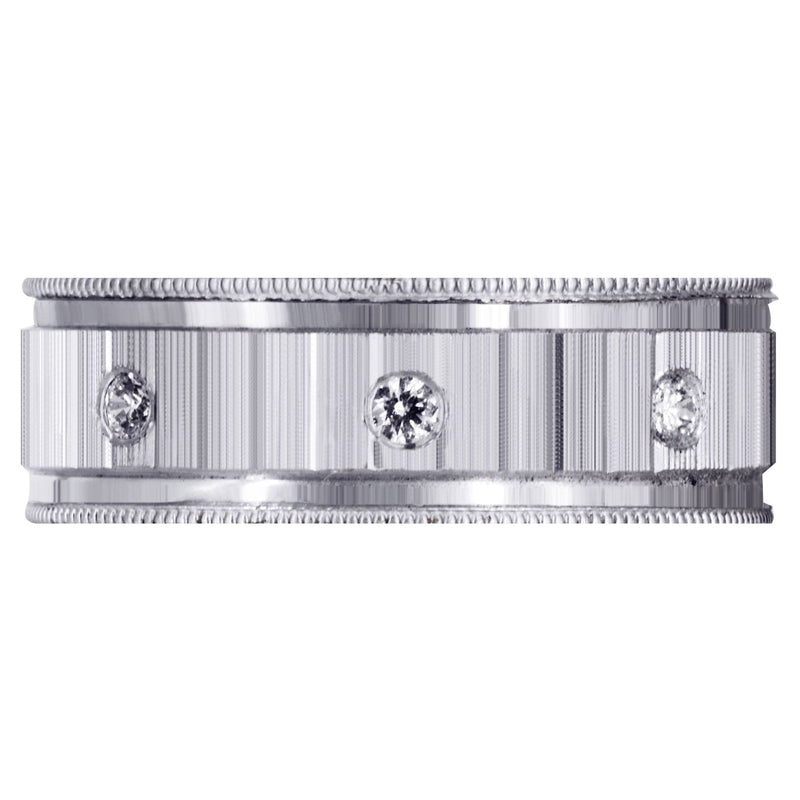 Classic Diamond Mens Wedding Band | 0.4 Carats (Collin)