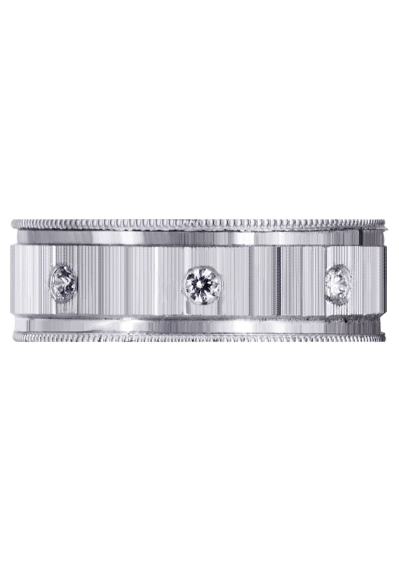 Classic Diamond Mens Wedding Band | 0.4 Carats (Collin)