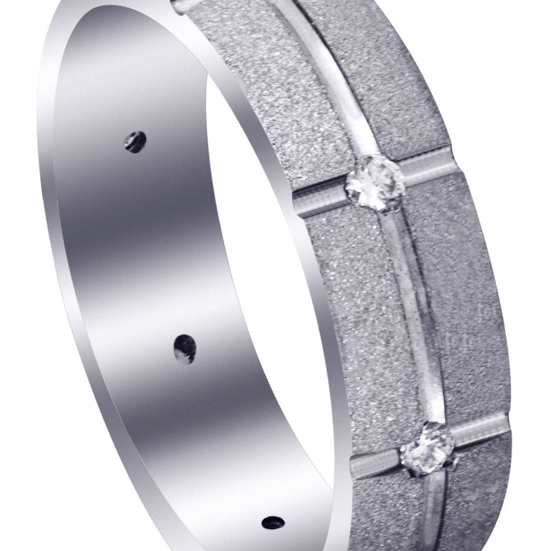 Classic Diamond Mens Wedding Band | 0.4 Carats (Felix)