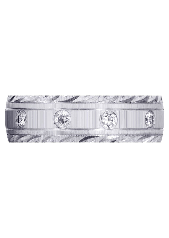 Classic Diamond Mens Wedding Band | 0.5 Carats (Peyton)