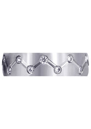 Diamond Mens Wedding Band | 0.54 Carats | Satin Finish (Dominick)
