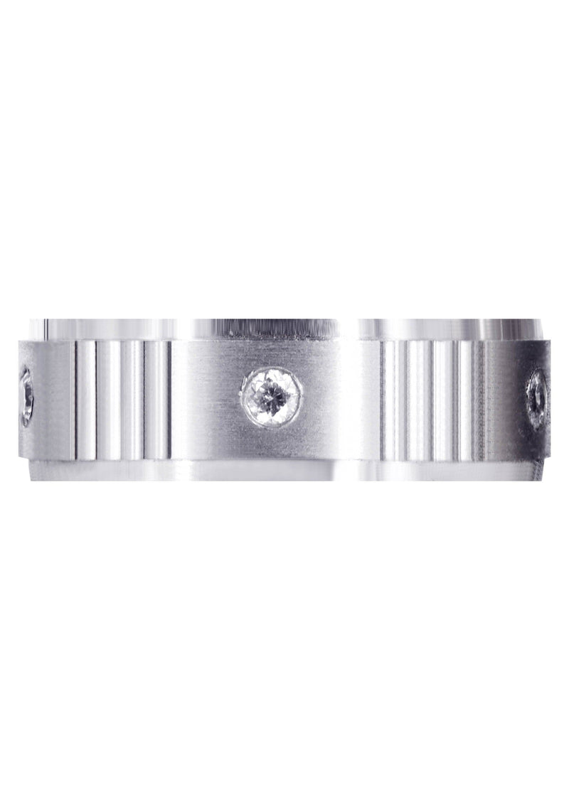 Diamond Mens Wedding Band | 0.15 Carats | Satin Finish (Marshall)