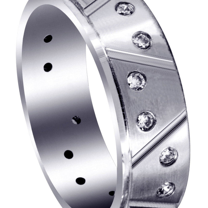 Classic Diamond Mens Wedding Band | 0.4 Carats (Conner)