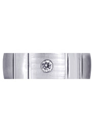 Contemporary Diamond Mens Wedding Band | 0.12 Carats (Dallas)