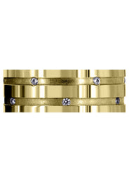 Yellow Gold Classic Diamond Mens Wedding Band | 0.36 Carats (Damien)