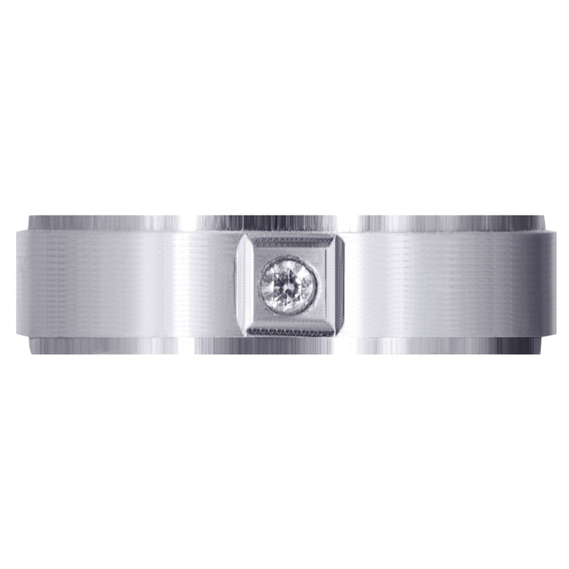 Classic Diamond Mens Wedding Band | 0.05 Carats (Lukas)