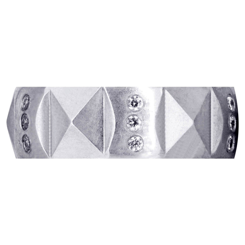 Classic Diamond Unique Mens Wedding Band | 0.36 Carats (Spencer)