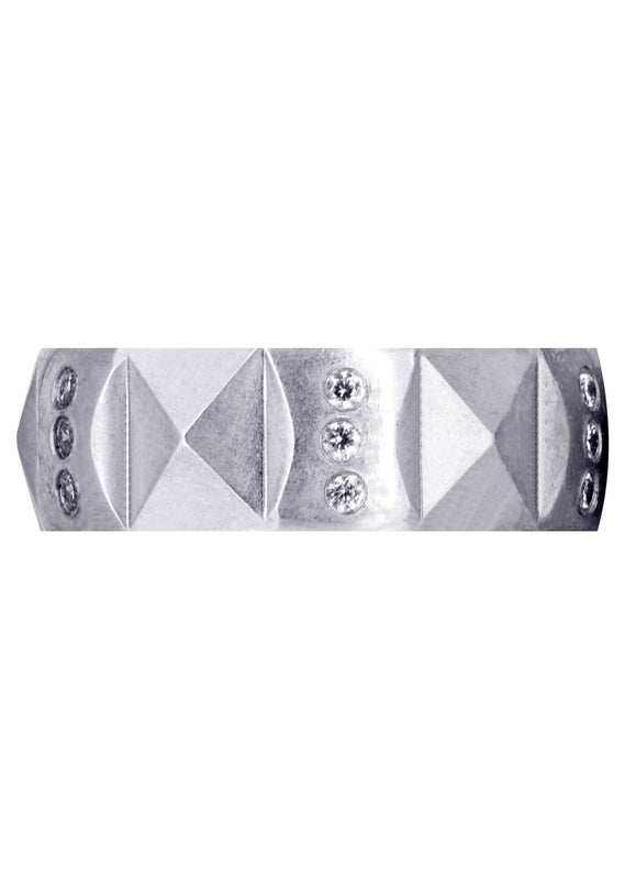 Classic Diamond Unique Mens Wedding Band | 0.36 Carats (Spencer)