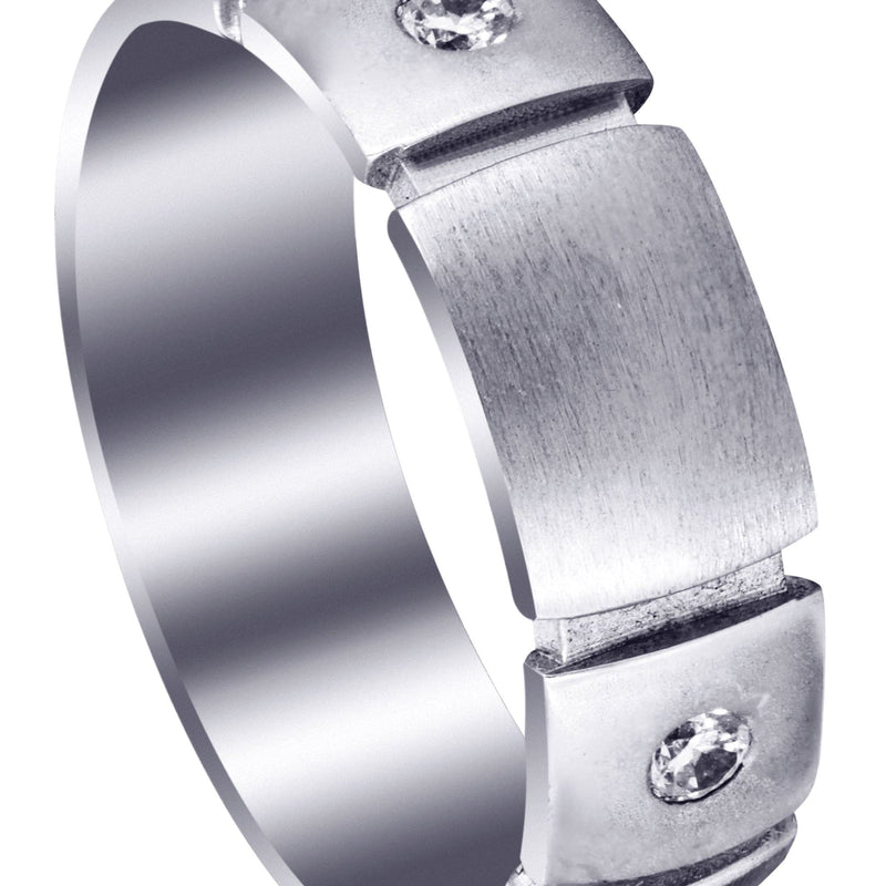 Classic Mens Engagement Ring | 0.14 Carats (Eduardo)
