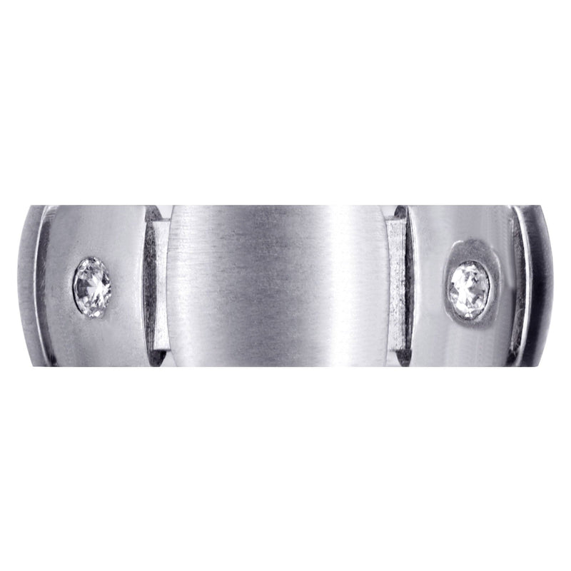 Classic Mens Engagement Ring | 0.14 Carats (Eduardo)