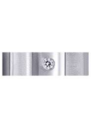 Diamond Mens Wedding Band | 0.1 Carats | Satin Finish (Marco)
