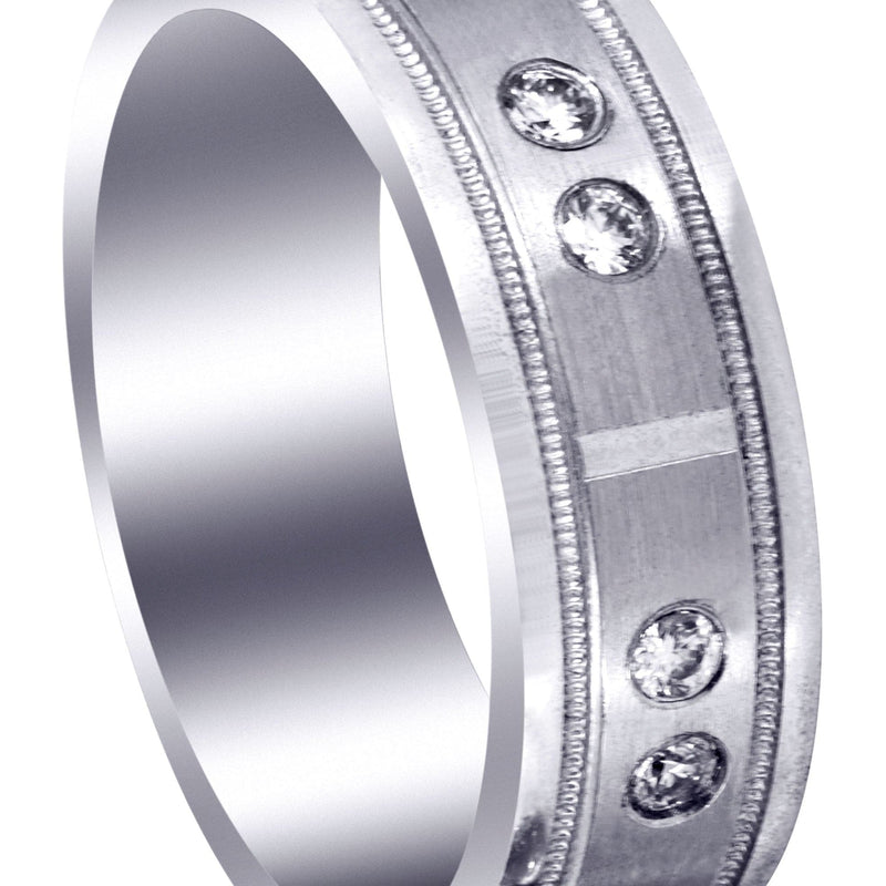 Classic Diamond Mens Engagement Ring | 0.24 Carats (Chance)