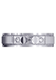 Classic Diamond Mens Wedding Band | 0.09 Carats (Zander)