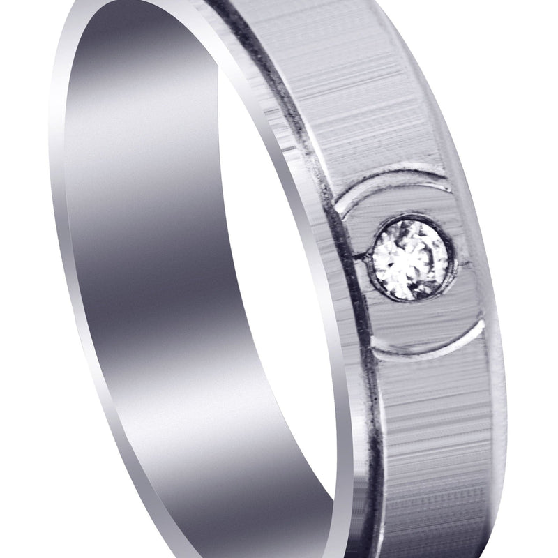 Classic Diamond Mens Wedding Band | 0.07 Carats (Clayton)