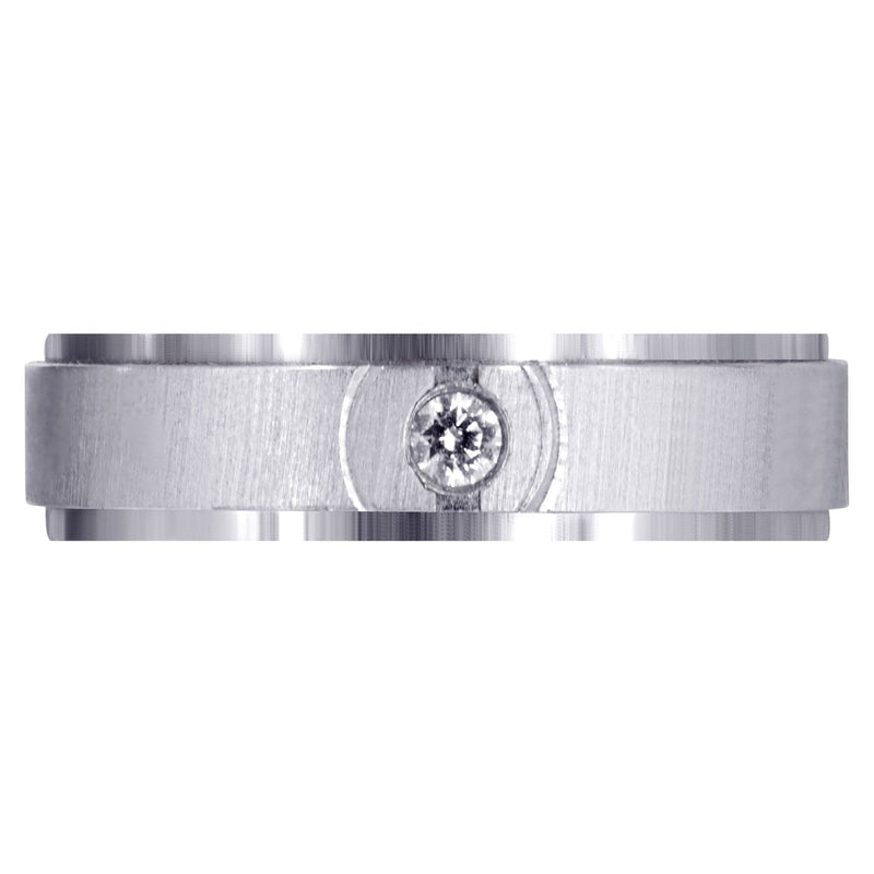 Classic Diamond Mens Wedding Band | 0.07 Carats (Clayton)