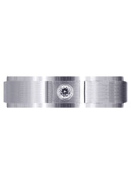 Contemporary Diamond Mens Wedding Band | 0.05 Carats (Francisco)