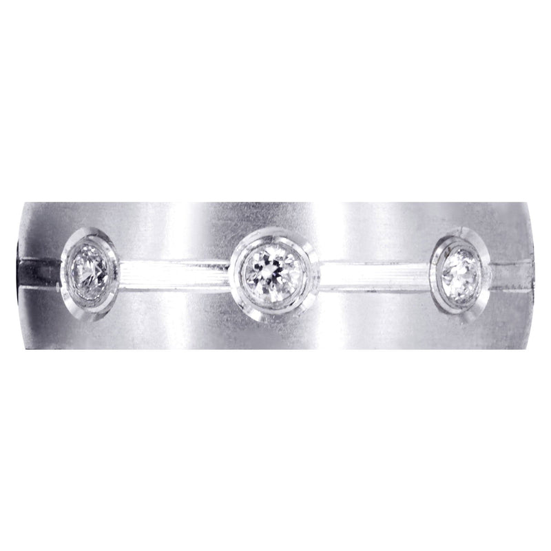 Classic Diamond Mens Wedding Band | 0.04 Carats (Stephen)