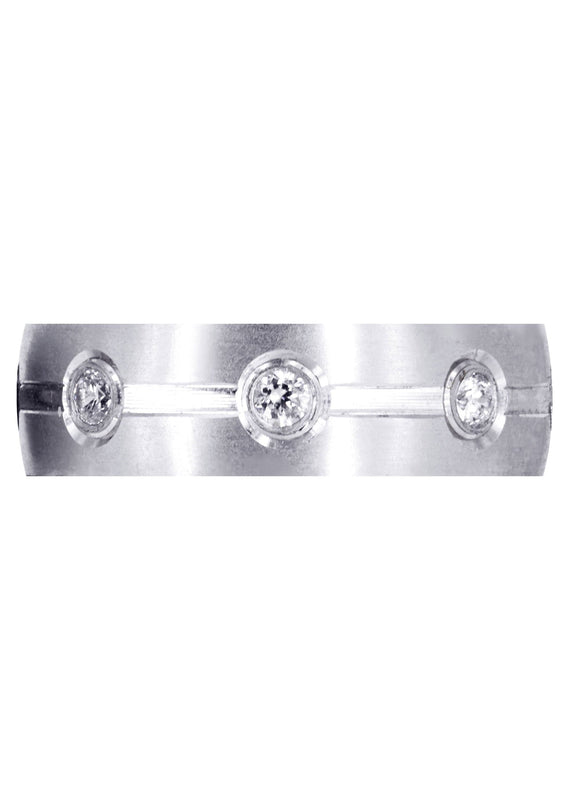 Classic Diamond Mens Wedding Band | 0.04 Carats (Stephen)