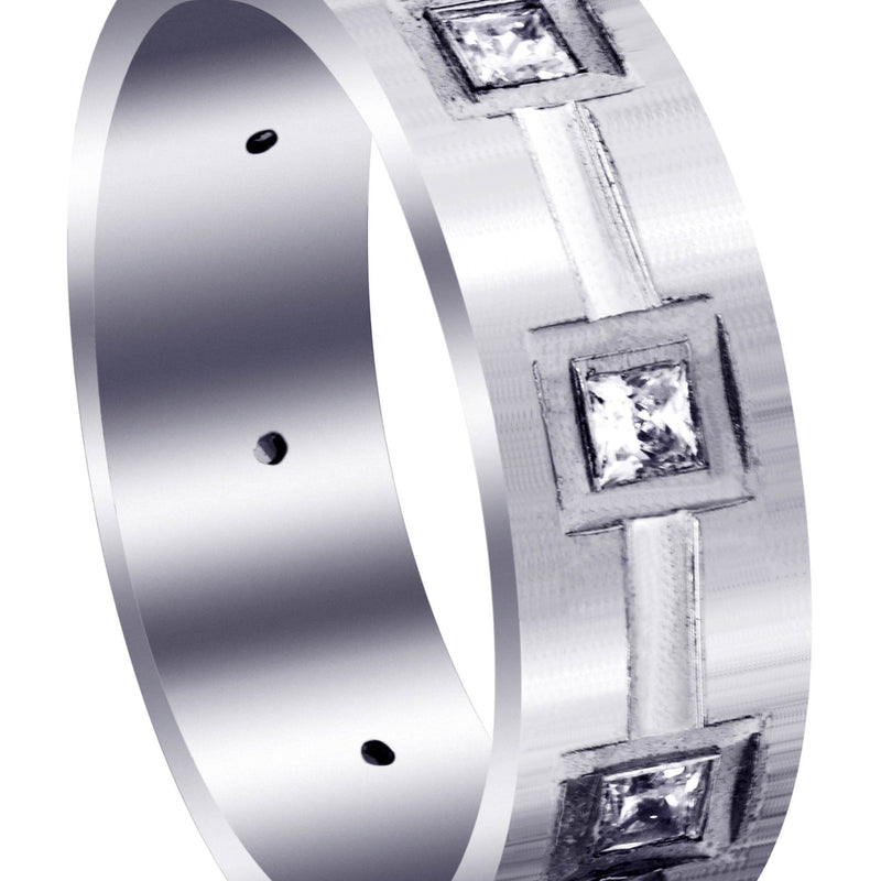 Classic Diamond Mens Wedding Band | 0.4 Carats (Kameron)