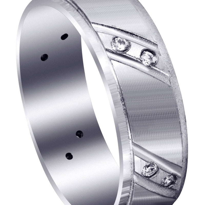 Classic Diamond Mens Wedding Band | 0.18 Carats (Messiah)