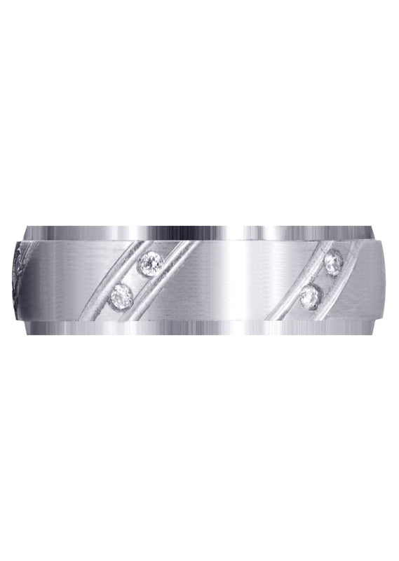 Classic Diamond Mens Wedding Band | 0.18 Carats (Messiah)