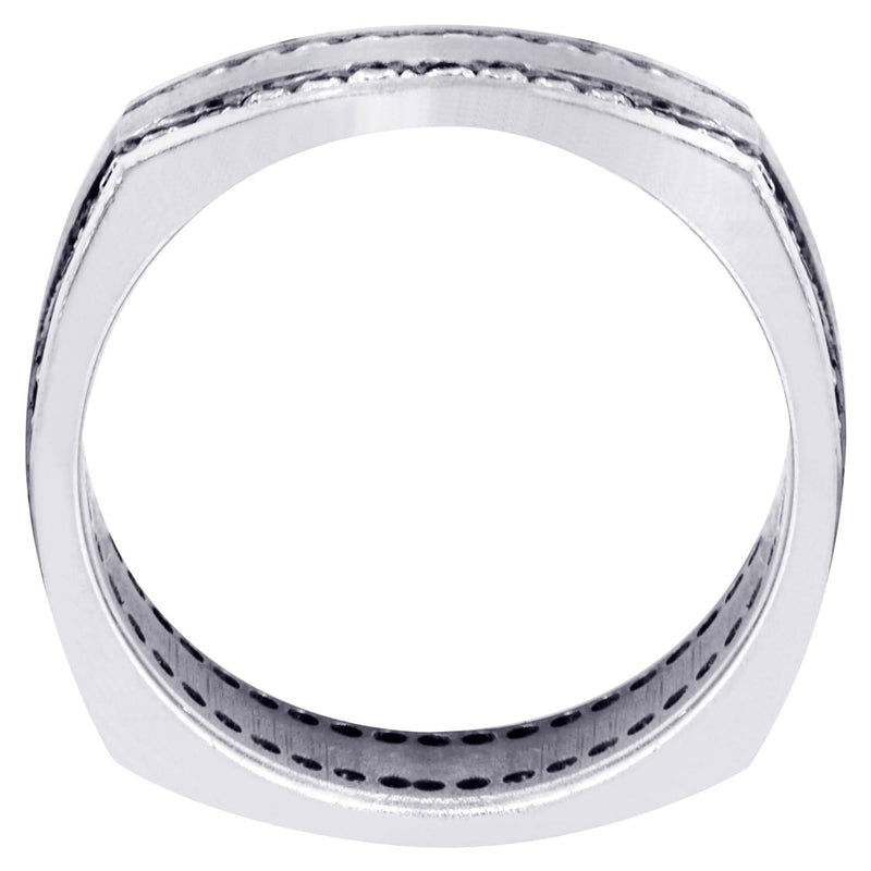 Diamond Mens Wedding Band | 1.44 Carats | Satin Finish (Cruz)