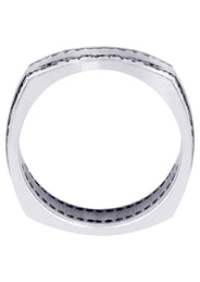 Diamond Mens Wedding Band | 1.44 Carats | Satin Finish (Cruz)