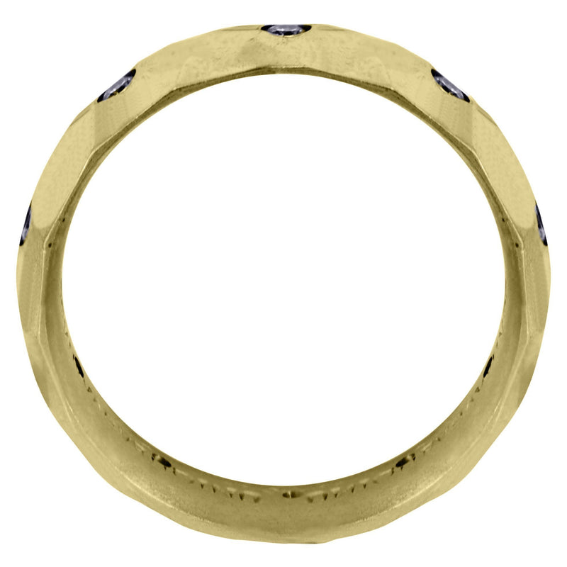 Yellow Gold Classic Diamond Mens Engagement Ring | 0.3 Carats (Israel)