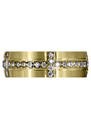 Yellow Gold Classic Diamond Mens Wedding Band | 0.83 Carats (Judah)