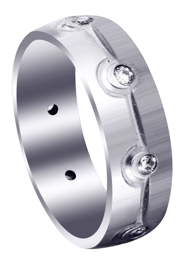 Classic Diamond Mens Wedding Band | 0.32 Carats (Brooks)