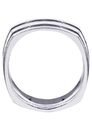 Diamond Mens Wedding Band | 0.32 Carats | Sand Blast / High Polish Finish (Dalton)