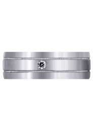 Classic Diamond Mens Wedding Band | 0.04 Carats (Paxton)