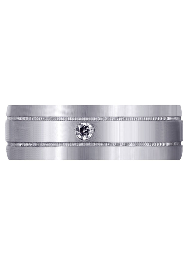 Classic Diamond Mens Wedding Band | 0.04 Carats (Paxton)