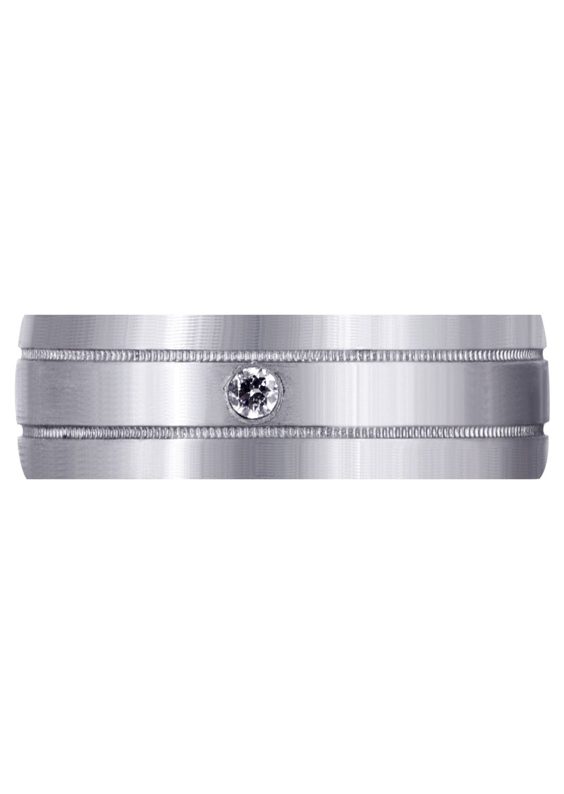 Classic Diamond Mens Wedding Band | 0.04 Carats (Paxton)