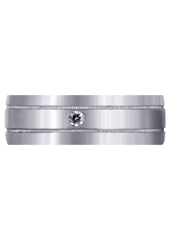Classic Diamond Mens Wedding Band | 0.04 Carats (Paxton)