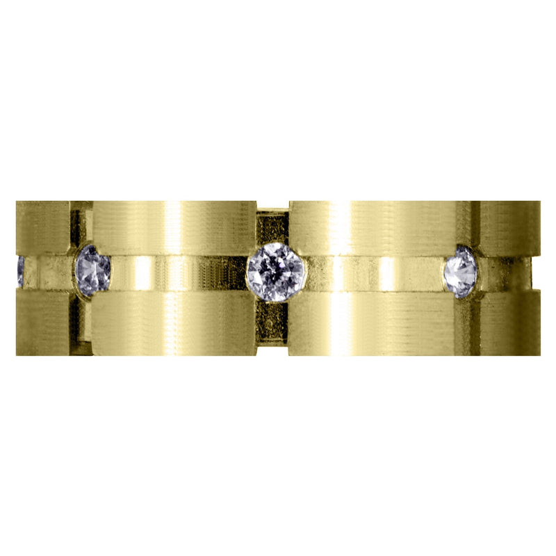 Yellow Gold Classic Diamond Mens Engagement Ring | 0.4 Carats (Charlie)