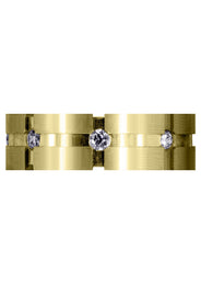 Yellow Gold Classic Diamond Mens Engagement Ring | 0.4 Carats (Charlie)