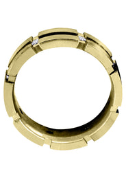 Yellow Gold Classic Diamond Mens Engagement Ring | 0.4 Carats (Charlie)
