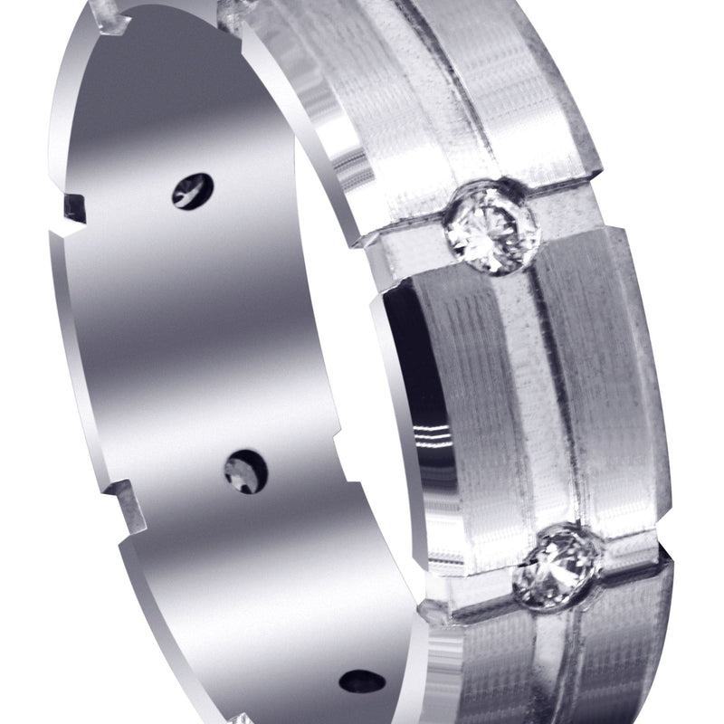 Classic Diamond Mens Wedding Band | 0.4 Carats (Andres)