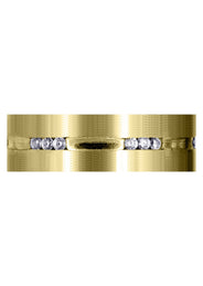 Yellow Gold Classic Diamond Mens Engagement Ring | 0.45 Carats (Zion)