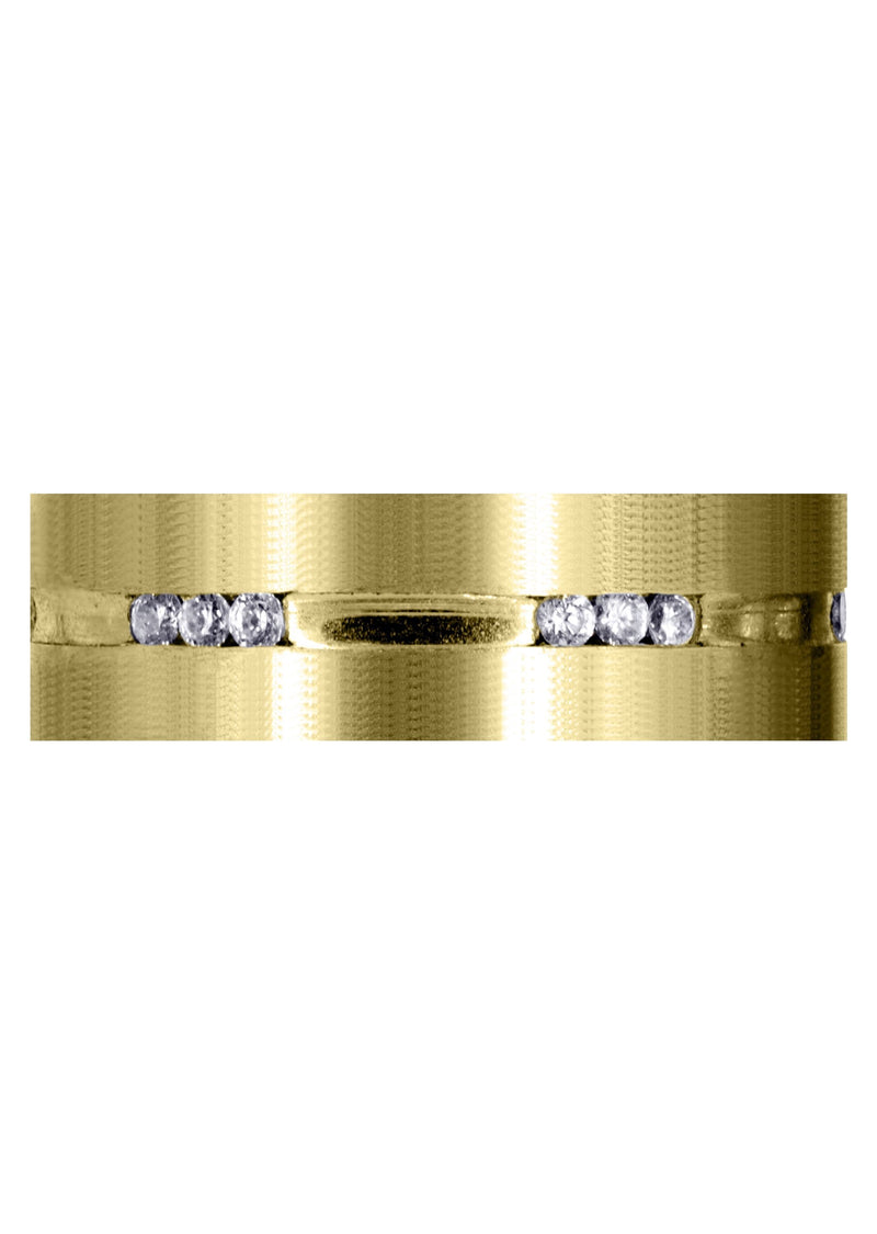 Yellow Gold Classic Diamond Mens Engagement Ring | 0.45 Carats (Zion)