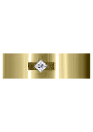 Yellow Gold Classic Diamond Mens Wedding Band | 0.1 Carats (Javier)