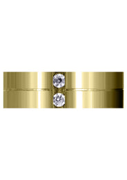 Yellow Gold Classic Diamond Mens Wedding Band | 0.12 Carats (Jorge)