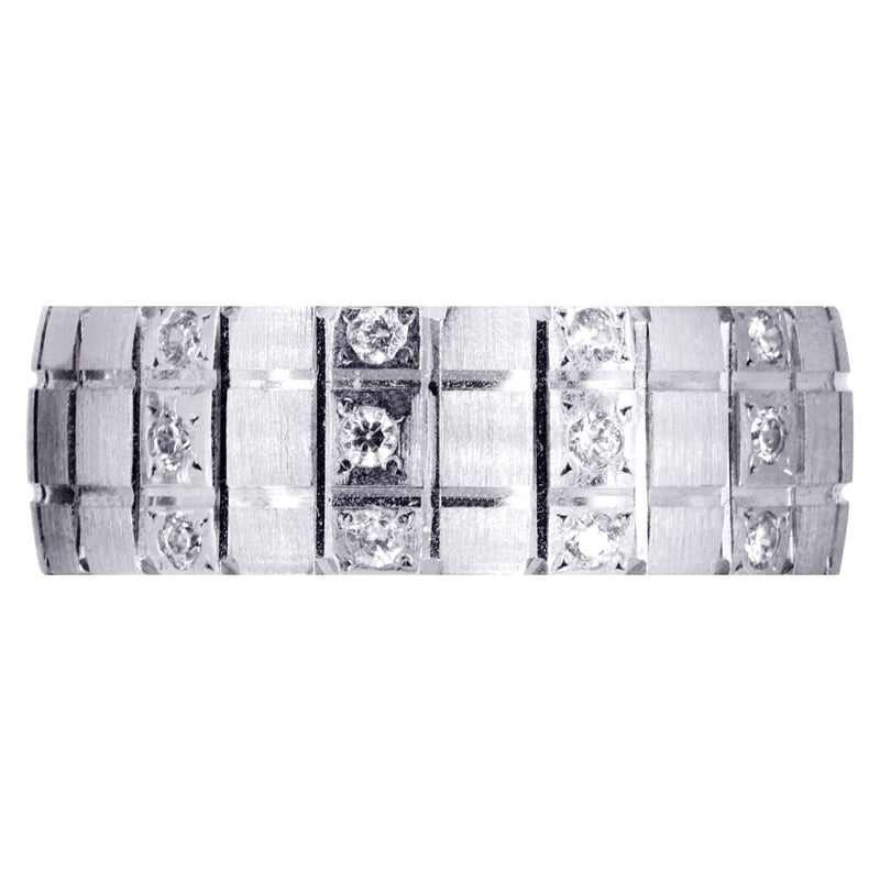 Classic Diamond Mens Wedding Band | 0.18 Carats (Myles)