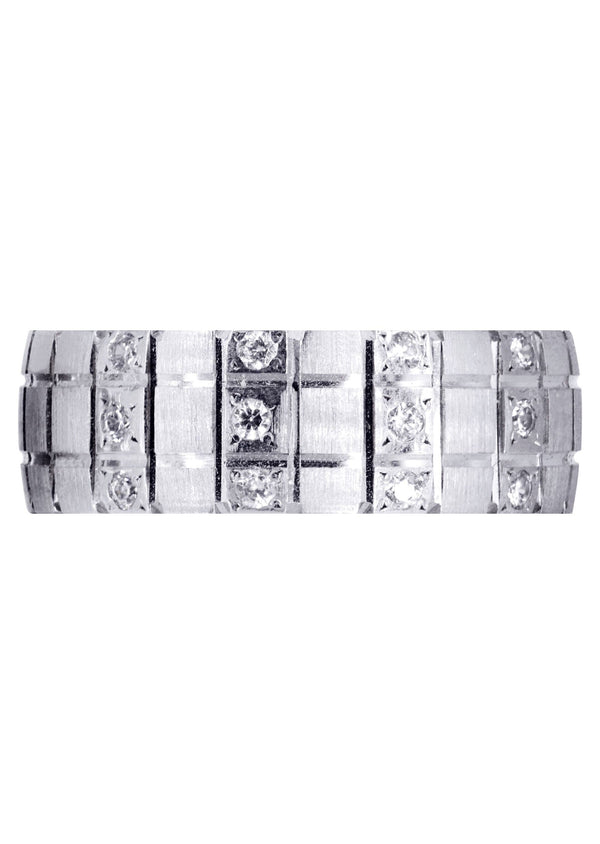 Classic Diamond Mens Wedding Band | 0.18 Carats (Myles)